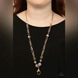 Prismatic Pick Me Up Gold Necklace